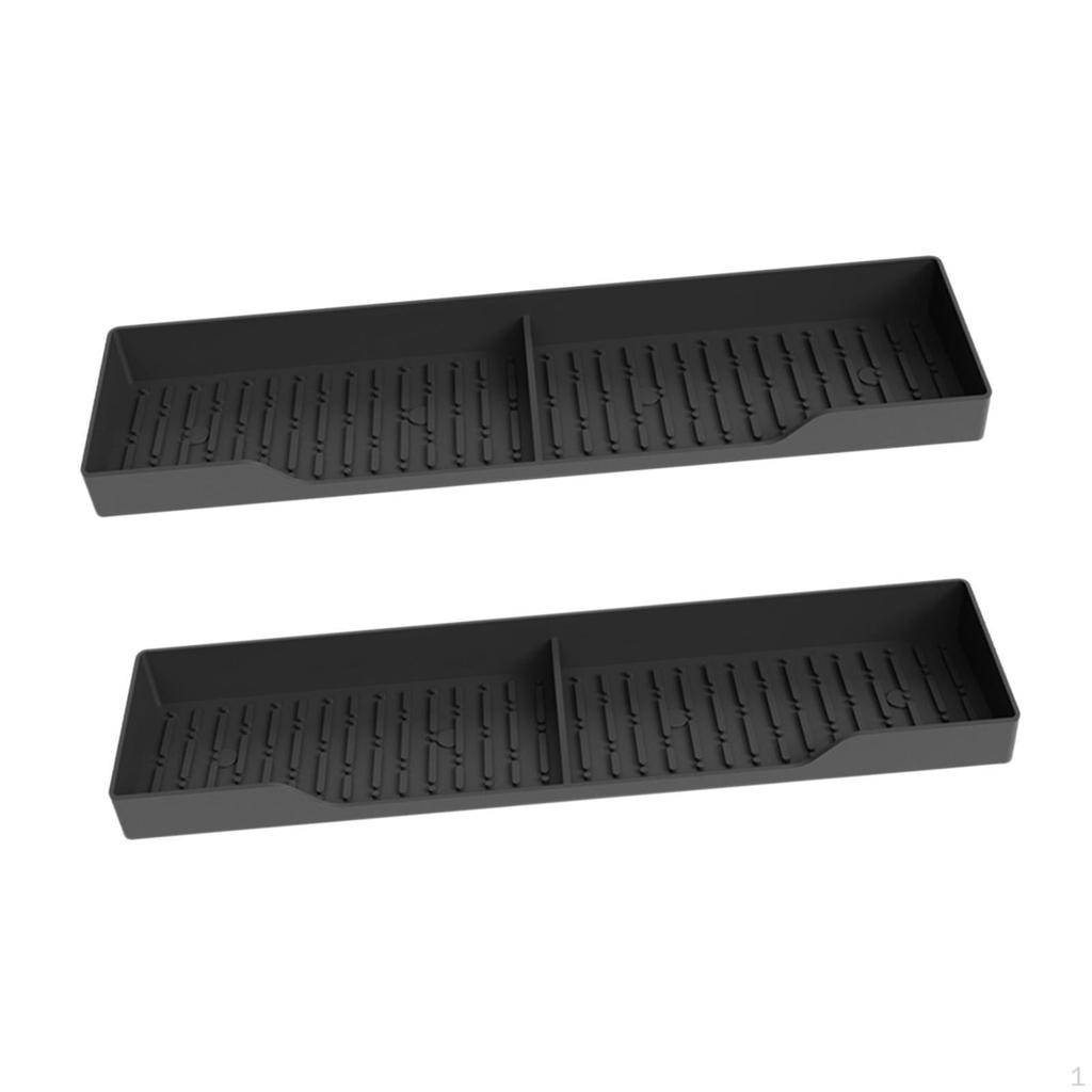 Premium silikon topporganisator med justerbare skillevegger