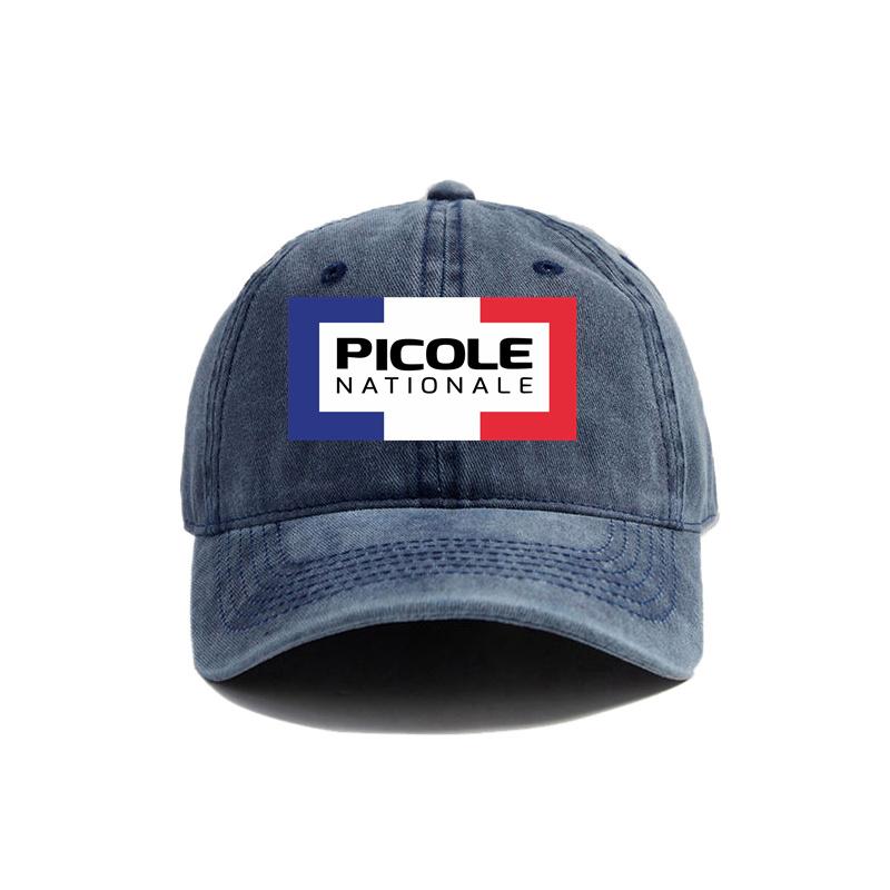 New Nationale Picole Cap Distressed Hats Cap Unisex Retro Outdoor Summer Adjustable Picole Baseball Caps Hat