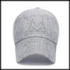 Mesh Cap Logo English Letters Hat Outdoor Fishing Golf Men Women CA799 [White Fang] (Brown)