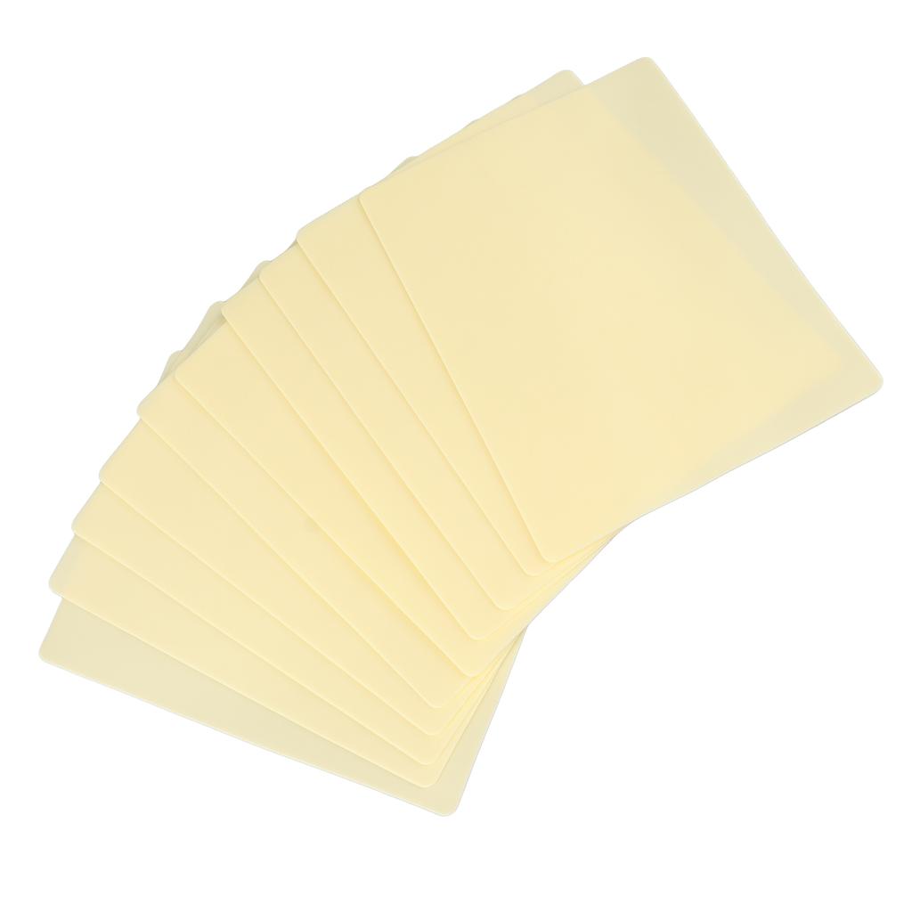 10pcs Tattoo Practice Microblading Reusable Silicone Skin Blank Tattooing Practice Skin