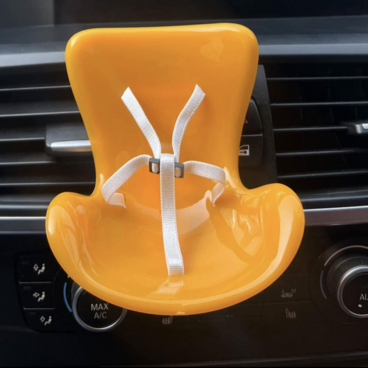 

Игрушка-сиденье Лабубу Модерация автомобиля Подходит для Лабубу 1.0 и 2.0 и 3.0 жёлтый