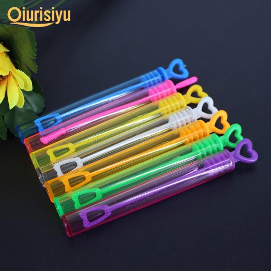 12Pcs Star Heart Shape Bubble Makers Sticks Wands Party Children Kids Fun Toys