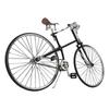 Retro Fahrradmodell Retro Stil 1:10 Maßstab Abnehmbares Langlebiges Metall Gummi Mini-Fahrrad für Schreibtisch