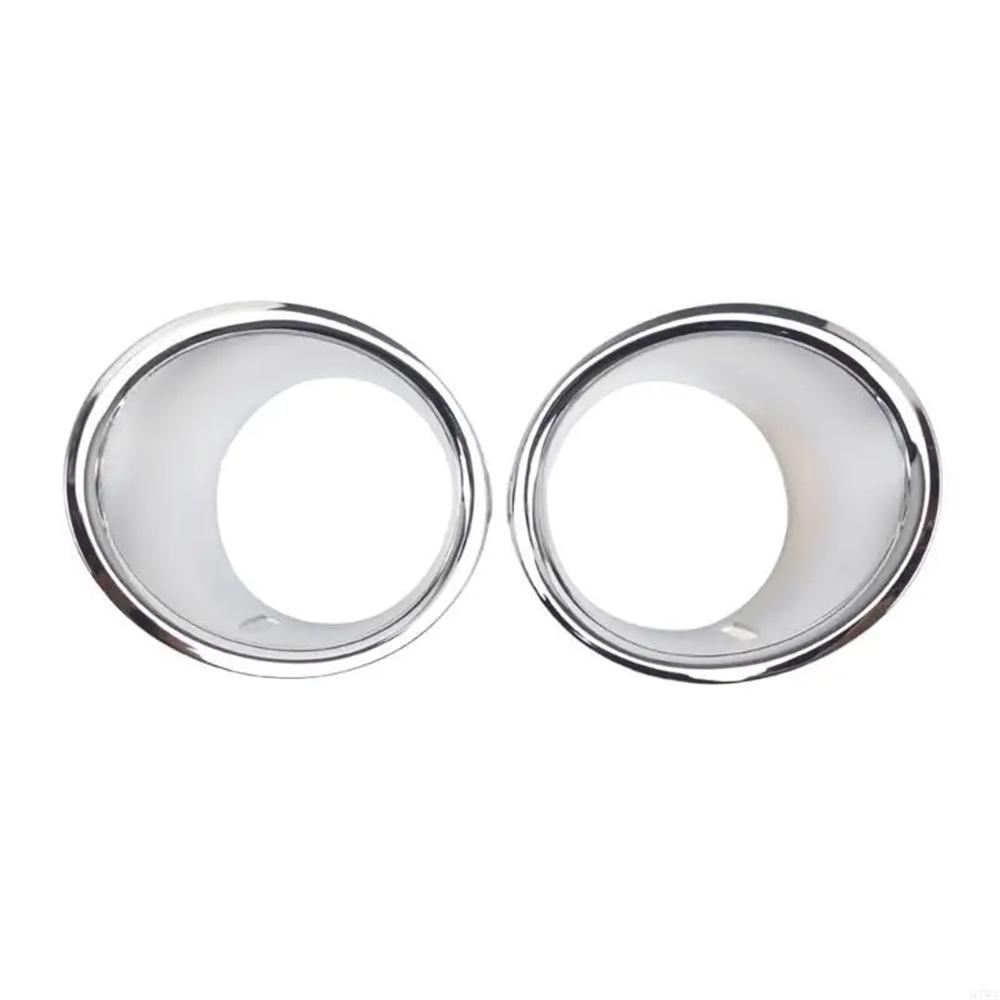 For Mini Cooper R55 R56 R57 2007-2011 2Pcs Front Fog Light Trim Ring Cover Frame OE 51112753661 51112753662 Fog Lamp Bezel Parts