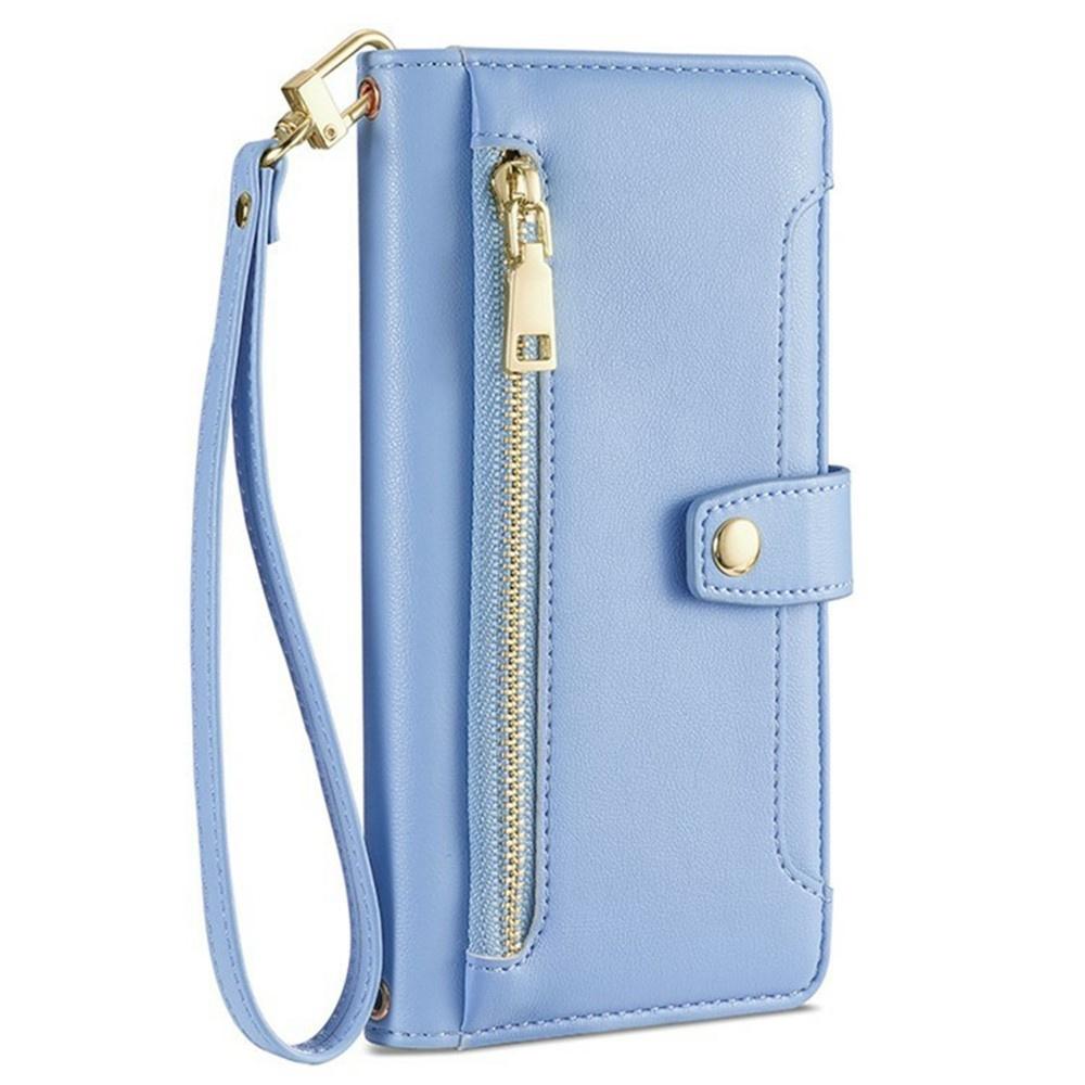 Flip Case for Xiaomi Poco F8 Pro, Wallet Zipper Pocket, Blue