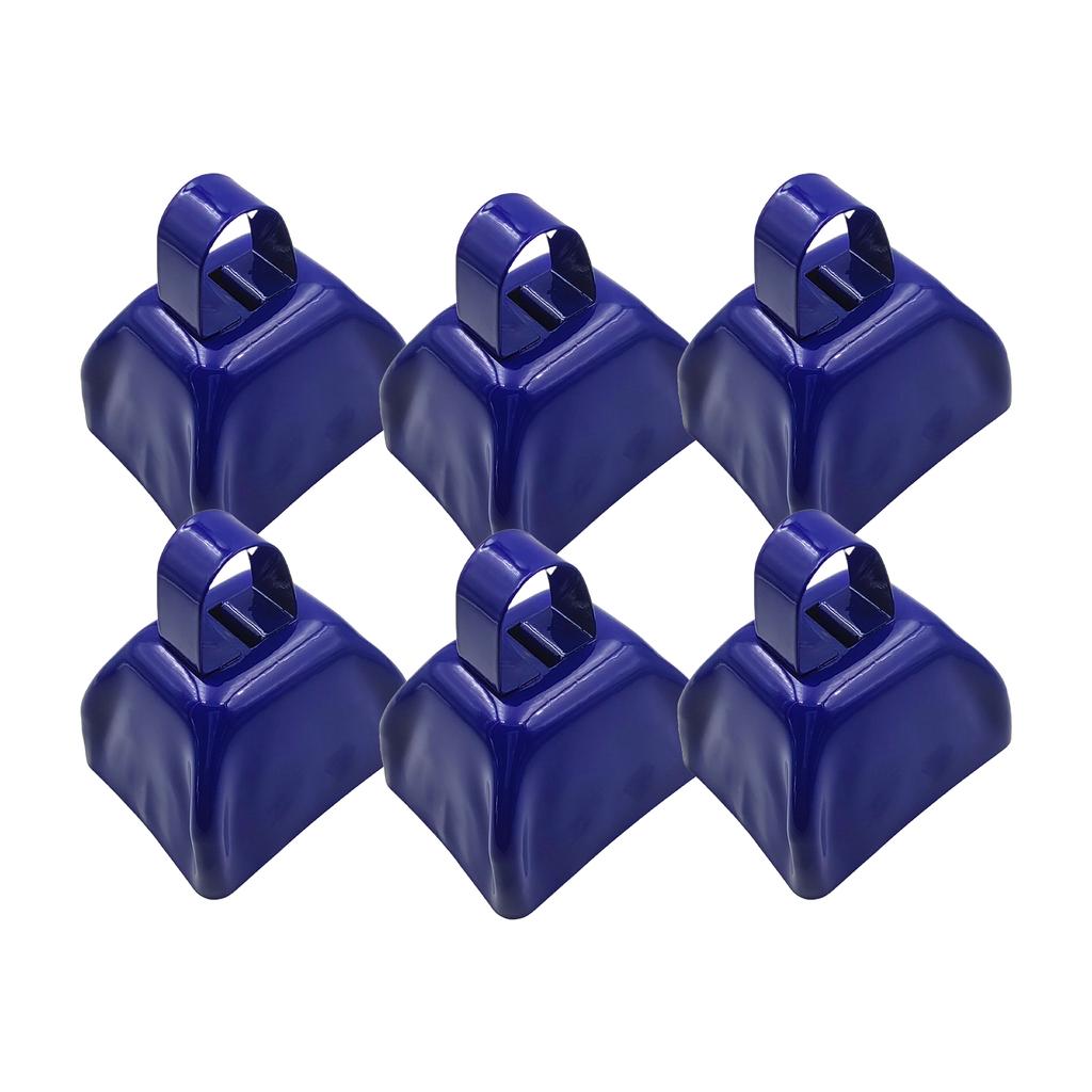 12 Pack Cowbells 3 Inch Metal Cowbell Noise Makers Sporting Events Small Cow Bell for Football