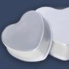 Heart Shaped Baking Mould Aluminum Alloy Material Detachable Base Anti Stick Rust Proof Kitchen Cake Production Tool Accessory
