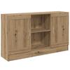 Vidaxl Szafka, Dąb Artisan, 120X30,5X70 Cm, Materiał Drewnopochodny