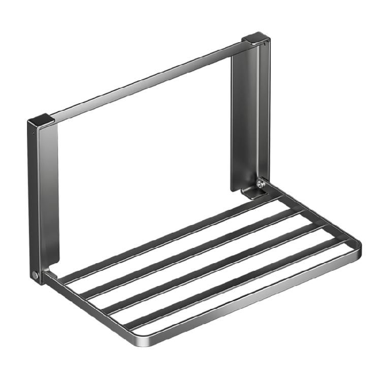 

Stable Expandable Bathroom Storage Unit Iron Made Clothes Drying Stand Saves Space In Tight districts Simple Assembly 1