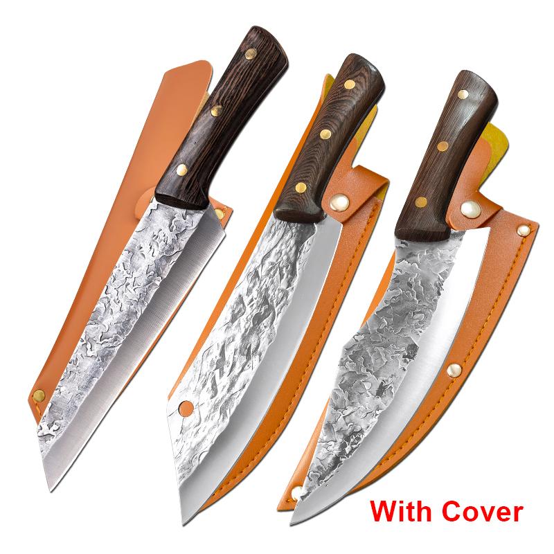 Butcher Boning Knives Cleaver Meat Chopping Vegetables Kitchen Knives Hand Forger Blade Chef Knife Stainless Steel Slicing Knife