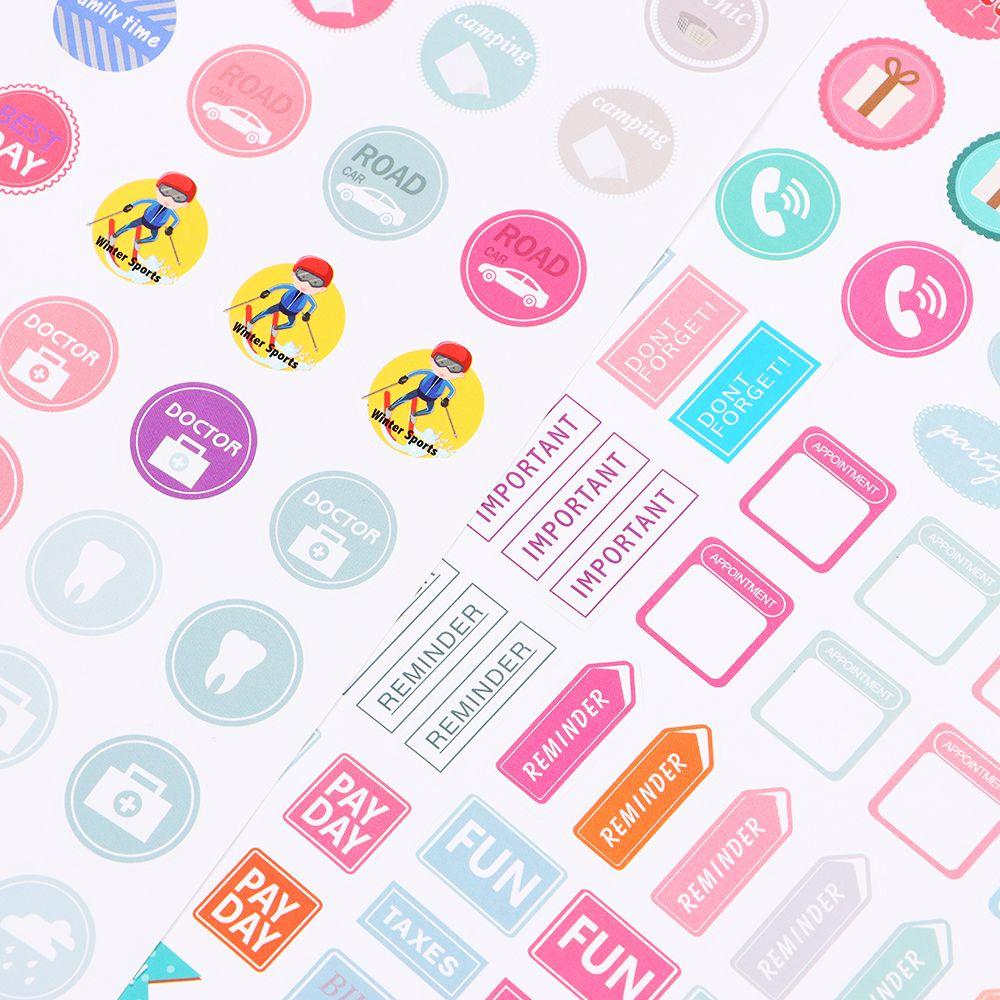 Daily Plan Sticky Notes Memo Note To Do List Planner Stickers Calendar Decals Index Label