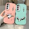 Cartoon Cute Panda Soft Phone Cover Case for Samsung Galaxy A13 A21s A12 A52 A16 A11 A14 A15 A05 A22 A33 A23 A03 A53 A06 A04