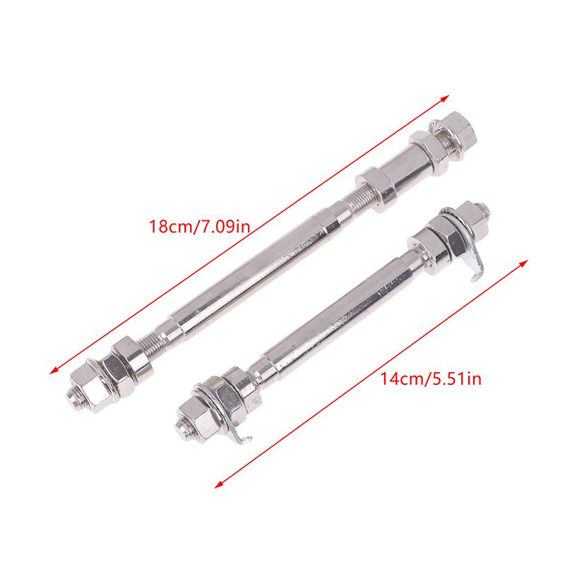 Axle 180MM Front Axle 140MM Bike Bearing Shaft Bike Front Rear Wheel Hub Axle Solid Shaft Lever Spindle Shift Shaft Rear