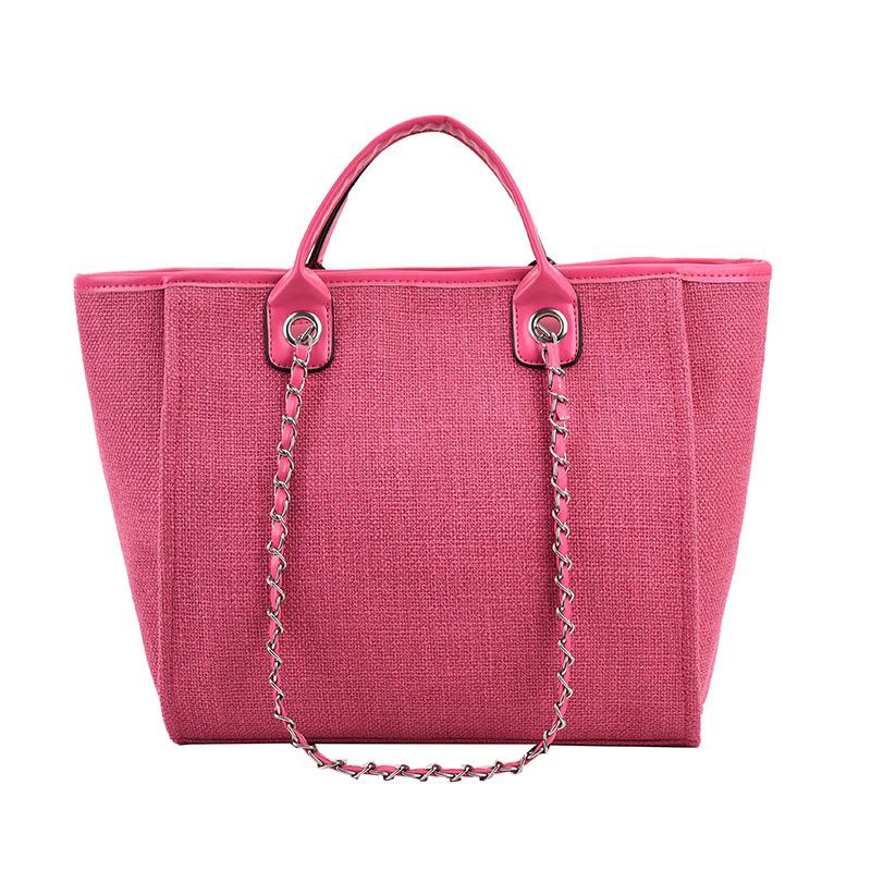 Fashion bag women's new spring and summer tote bag large capacity portable shoulder messenger chain bag