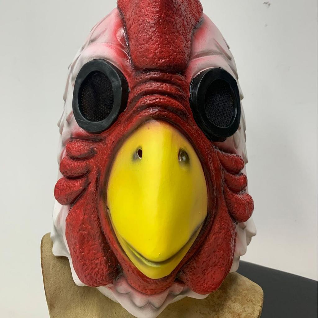 Funny rooster mask Halloween Party Latex Turkey Mask Live Animal Headgear