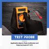AEE4-6 Pack 2Mm Needle Test Probes, 600V/10A Non-Destructive Multimeter Test For Leads Tl71 Tl75- 3 Black & 3 Red