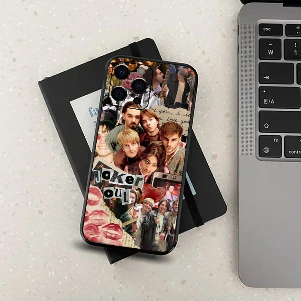 

J-Joker O-Out Band Phone Case For Apple iPhone 15,14,13,12,11,Pro,X,XS,Max,XR,Plus,Mini Soft Black Cover iPhone14Plus