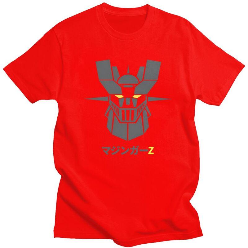 Custom Mens Vintage Anime UFO Robot Grendizer Goldorak T Shirt Short Sleeve Cotton Tshirts Classic Tshirt Casual Tees Clothes S