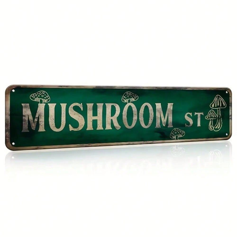 Vintage 4x16 Inch Metal Street Sign Retro Tin Plaque Iron Novelty Decor for Bedroom Home Farmhouse