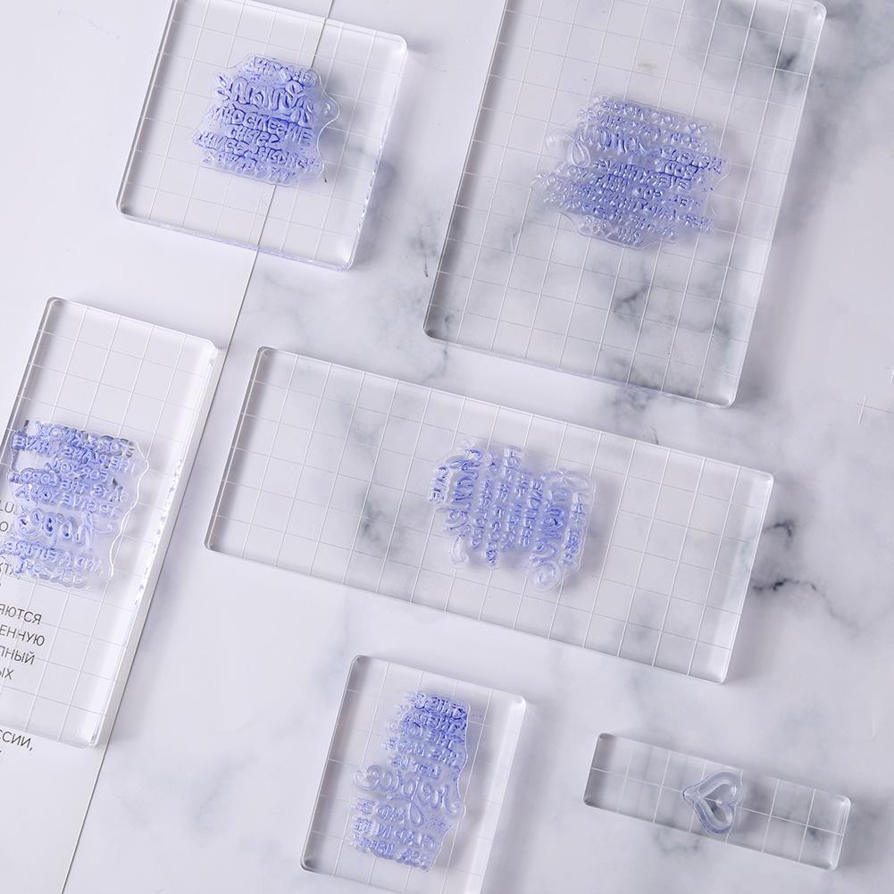 Clear Stamps Block Scrapbooking DIY Album Cards Acrylic Embossing Decoration Essential Stamping Tools DIY Crafts Stamps Making