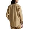 Polo Ralph Lauren Solid Large Fit Cotton Oxford Long Sleeve Shirt Women shirts Brown Yellow WMPOSHTNDN20278-230