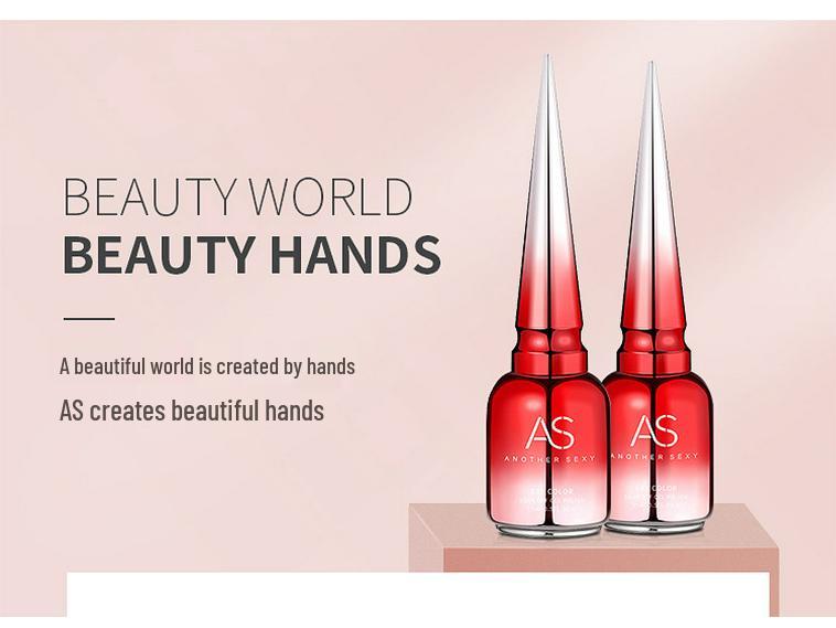 AS New Gem Red Cat Eye Gel Polish - Autumn/Winter 2022 Dynamic Crushed Diamond Crystal Cat Eye Nail Art