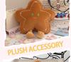 Adorable Ginger Hair Plush Toy: Soft Star Tree Cushion & Christmas Tree Doll Pillow