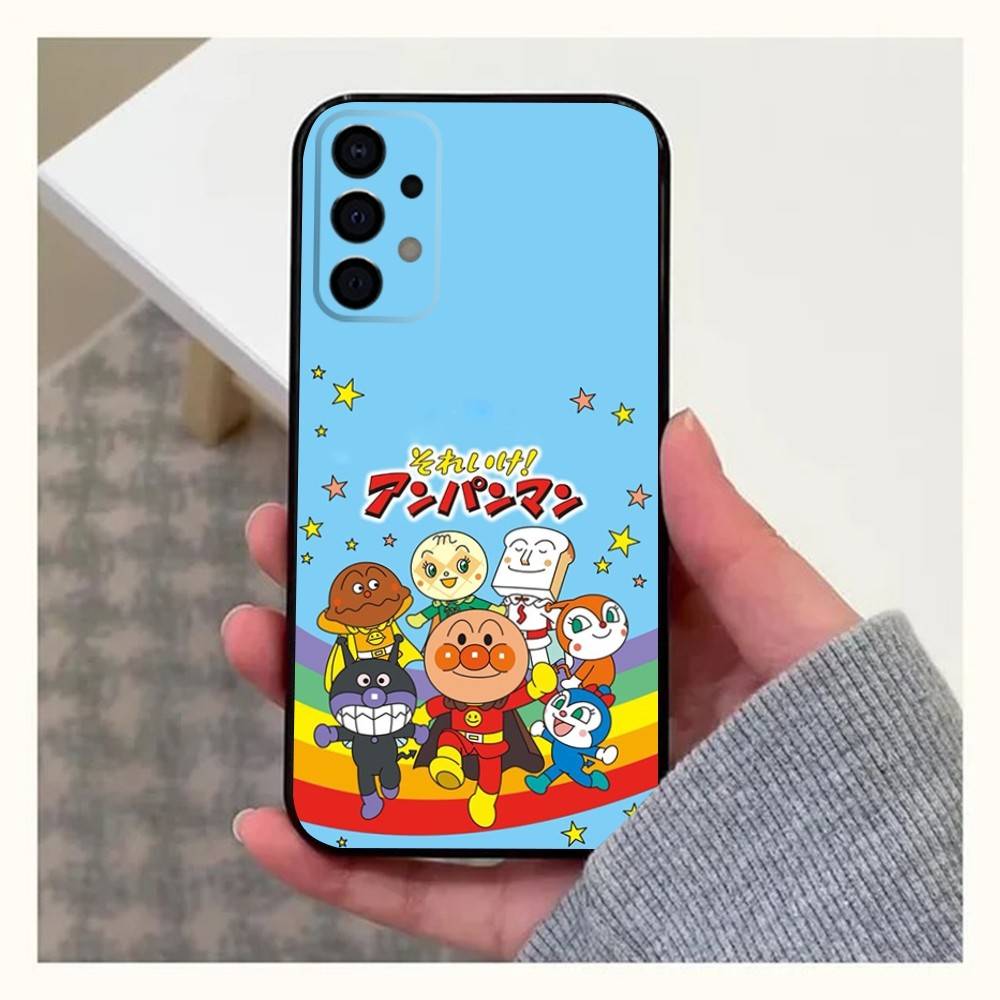 Manga A-Anpanman Cute Phone Case For Samsung Galaxy A20,A21s,A22,A31,A32,A52,A53,A72,73,A80,A91 Soft Black Cover