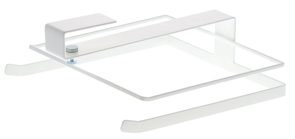 Yamazaki Jitsugyo Scandinavian Style Storage Cutting Board Storage Hanging Shelf Cutting Board Holder Plate White Plate 3571 Under-cupboard