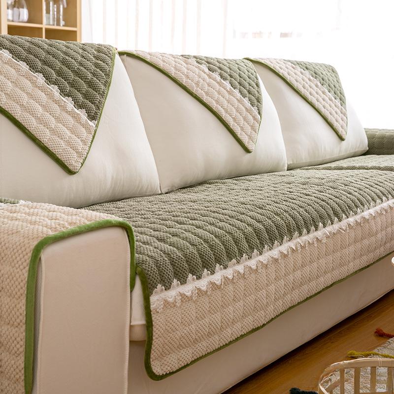 Sofa Cushion Universal Padded Cushion Simple Modern Leather Sofa Cover Cover All-inclusive Universal Cloth Towel.