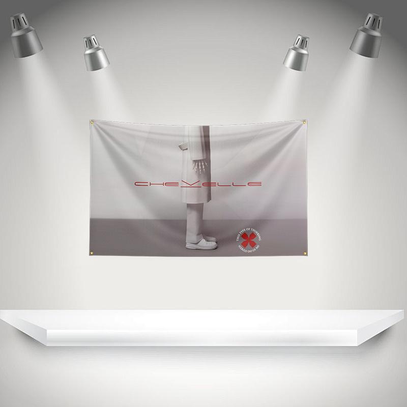 C-Chevelles Flag Rock Music Band Banner HD Printing Tapestry Exhibition, Music Band Fans, Garage Decor