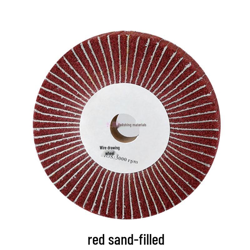 Stainless Steel Sanding Pad: Red/Green Polishing Flywheel
