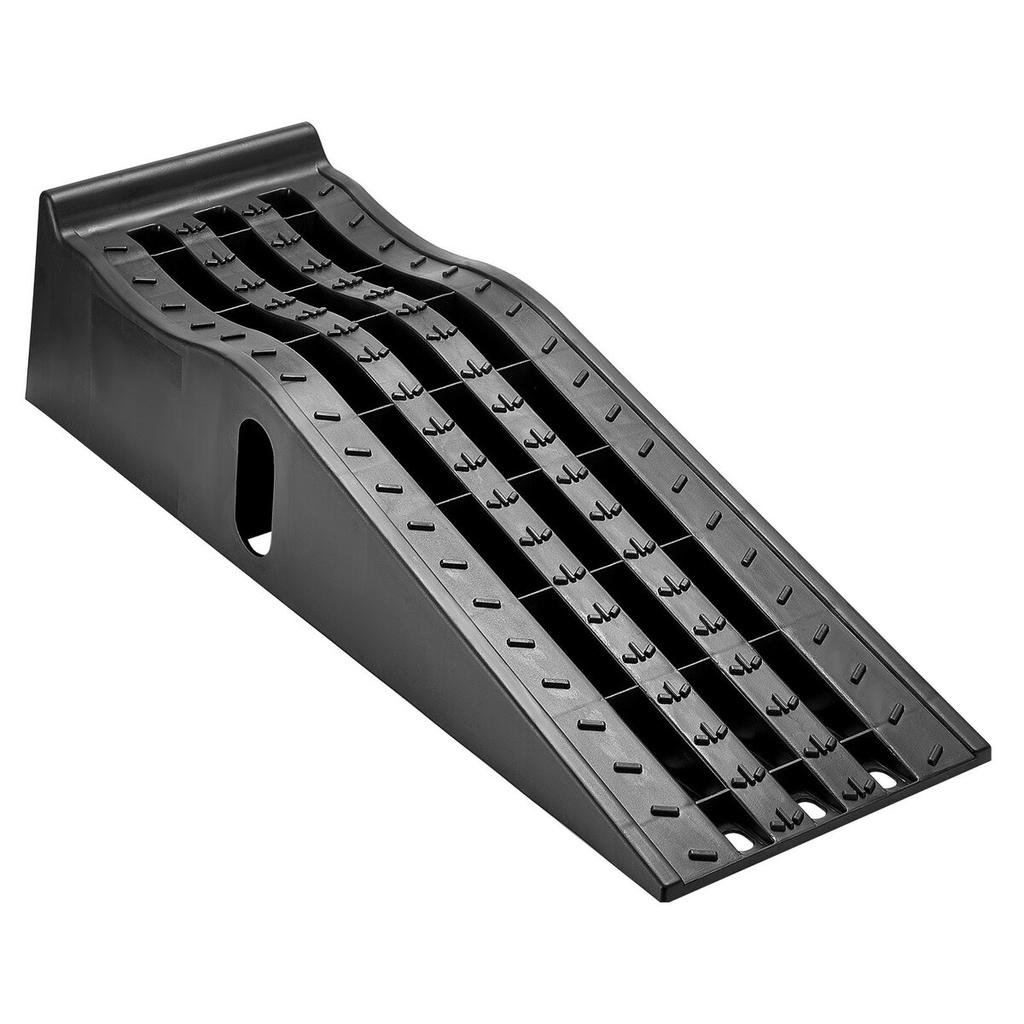 Car Ramps, 2 PCS 5897 Kg GVW Capacity, 155 Mm Lift Height, Portable High Profile Car Service Ramps for Home Garage Maintenance and Oil Changes, Heavy