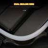 Portable Lunch Box 304 Stainless Steel Leakproof Microwave Heating Divided Food Containers with Spoon   Chopsticks