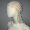 Crystal Rhinestone Bandana Turban Fishnet Headscarf Elegant Aurora Borealis Hair Band  Unisex