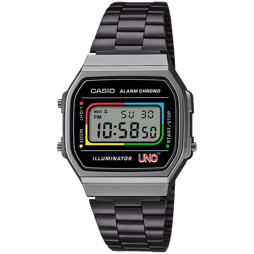 

Casio Classic [Casio] Годинник Casio Classic UNO Collaboration Model A168WEUC-1AJR Gunmetal