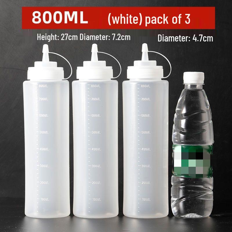 Commercial Plastic Squeeze Bottle for Sauces and Dressings