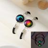 Braccialetti Luminosi Romantici Sole Luna per Coppia Uomo Donna Corda Intrecciata Fatta a Mano Braccialetto Coordinato Gioielli Regali per San Valentino