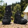 Men's Hiking Shoes 2026 Autumn New Outdoor Non Slip Lightweight Platform Sneakers Comfortable Height Increase Lace Up Work Shoes