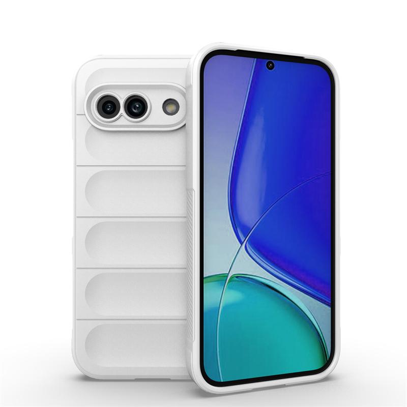 

For Google Pixel 9A Case Silicone Liquid Cover Pixel 9A Cover Shockproof Rubber TPU Phone Protector Google Pixel 9A Case Google Pixel 9a белый