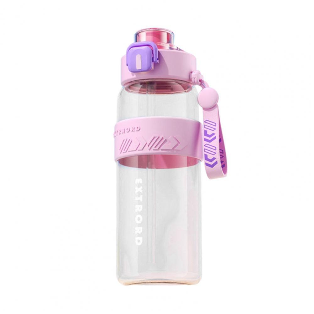 Large Capacity Colorful Plastic Cup Leak Proof Outdoor Sports Kettle  Unisex
