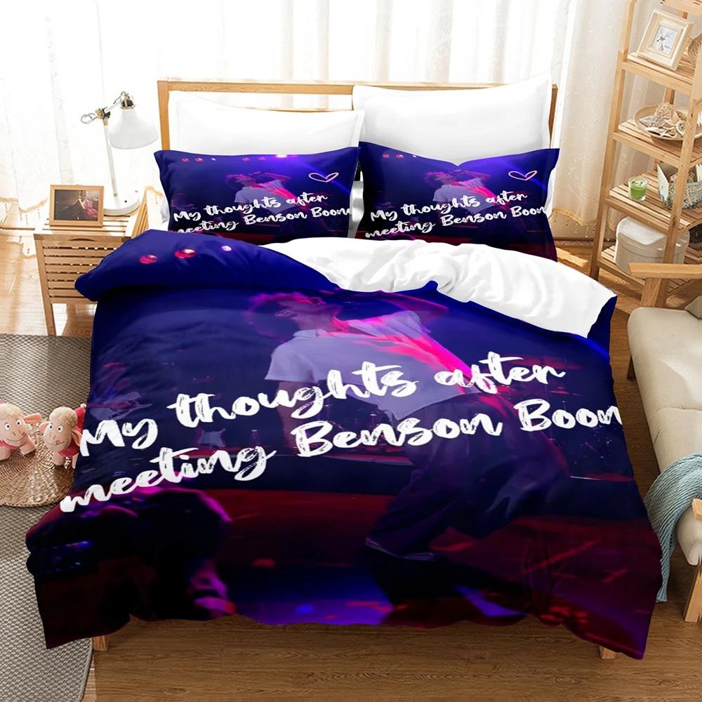 

Benson Boone Concert Bedding Collection Single Twin Full Queen King Size Bed Collection Aldult Boys Bedroom Duvetcover Collections Bed Sheet Set 24 EU single(135x200cm)