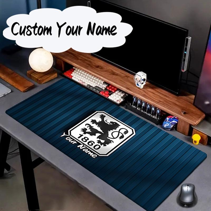 Custom Name Mouse Pad Club Crest Munchen Design Mouse Pad, Gaming Mouse Pad, Keyboard Pad, Desk Decor for Computer Notebook Fan Birthday Gift