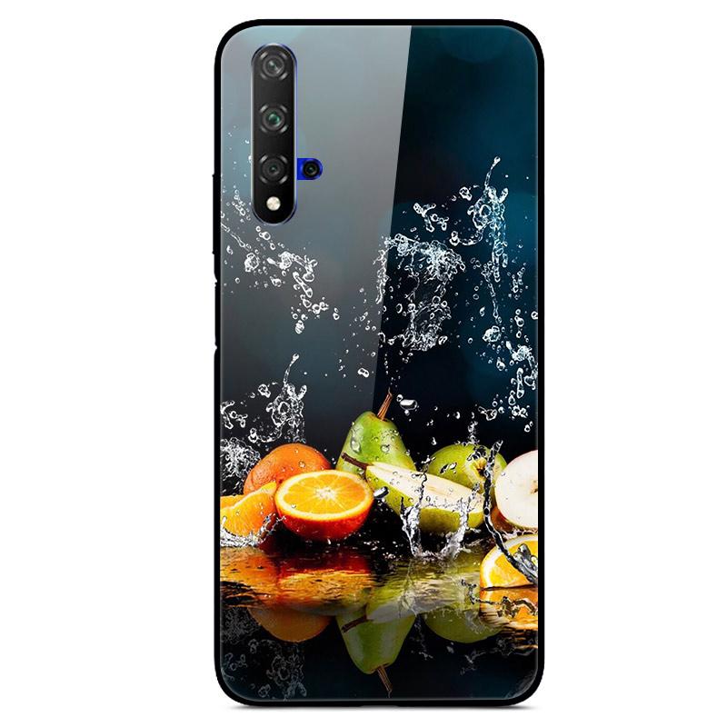 For Huawei Nova 5T Case Tempered Glass Cover 3D Cat Printing Case For Huawei Nova 5T 2019 5 T Phone Case For Huawei Nova5T Cover