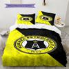 Alianza Petrolera Pattern Bedding Set Quilt Cover Pillowcase Home Decor Gift (1 * duvet cover + 2 * pillowcase, without core)