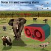 Solar Outdoor Motion Sensor Alarm Home Security Alarm with Flashing Light 130db Loud Noise Maker for Home Farm