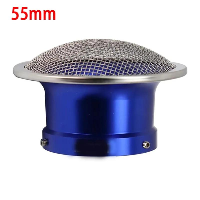 55MM Multicolor Motorcycle Carburetor Air Filter with Mesh Wind Cup For Keihin PWK 32mm 34mm
