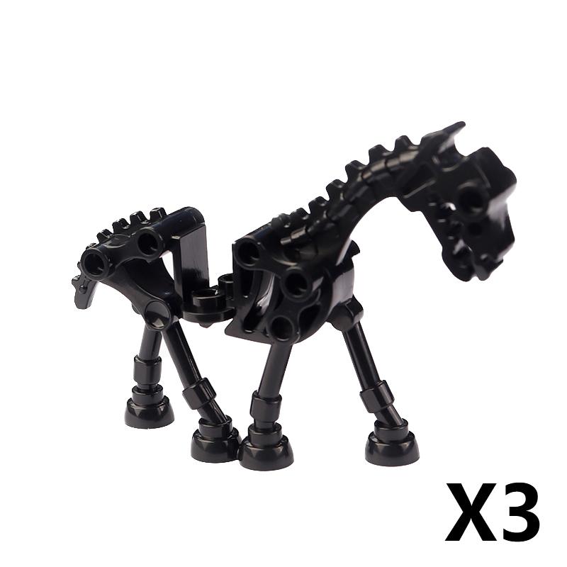 Halloween Decorative MOC Building Blocks Pumpkin Carriage Tombstone Skeleton Flame Horse Accessories Elf House Bricks Toys Gifts