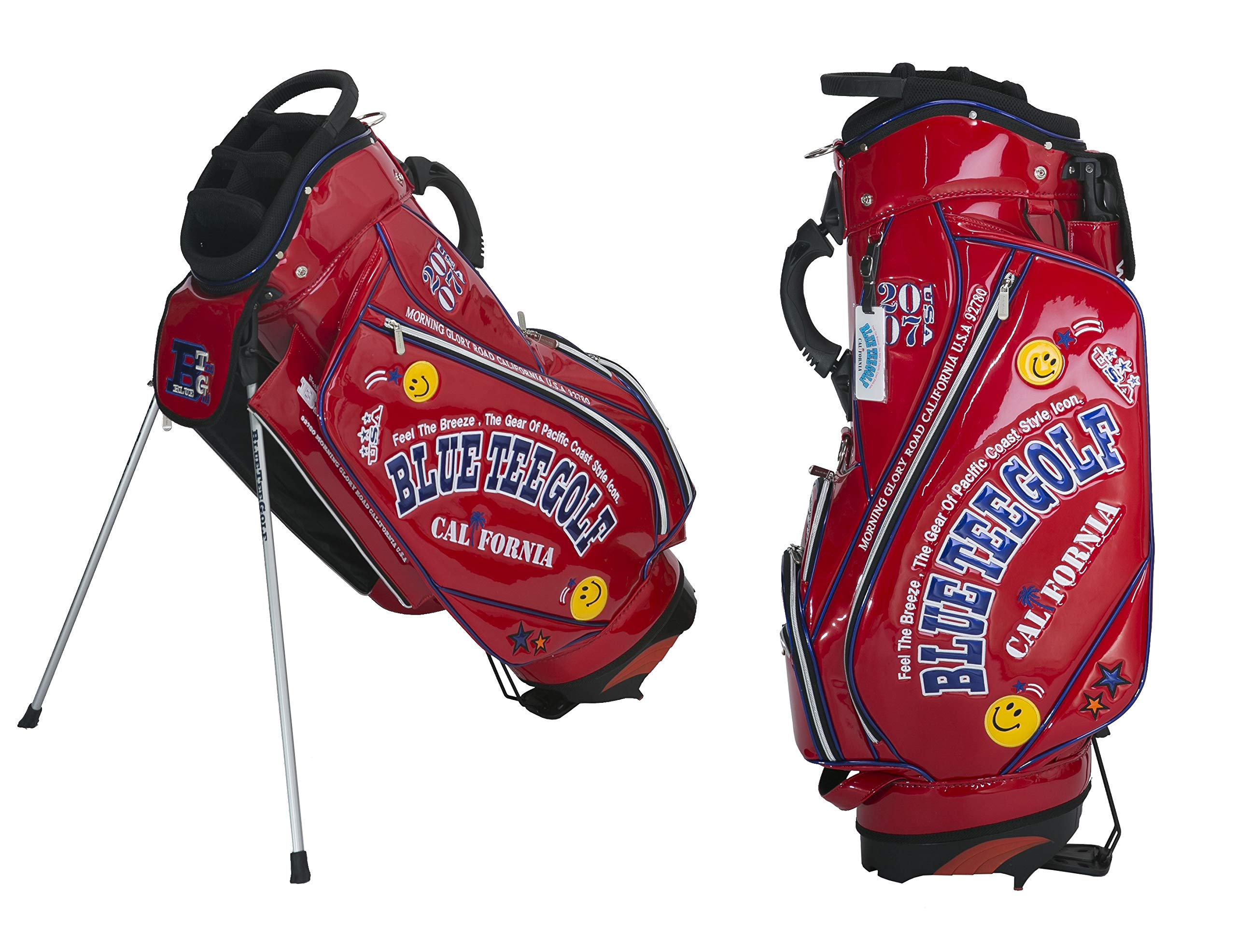 

Ограниченная серия Blue Tee Golf [сумка-кедди с мягкой эмалью 2019 года] BLUE TEE GOLF California [тип 9 BTG-CB012] (красный)