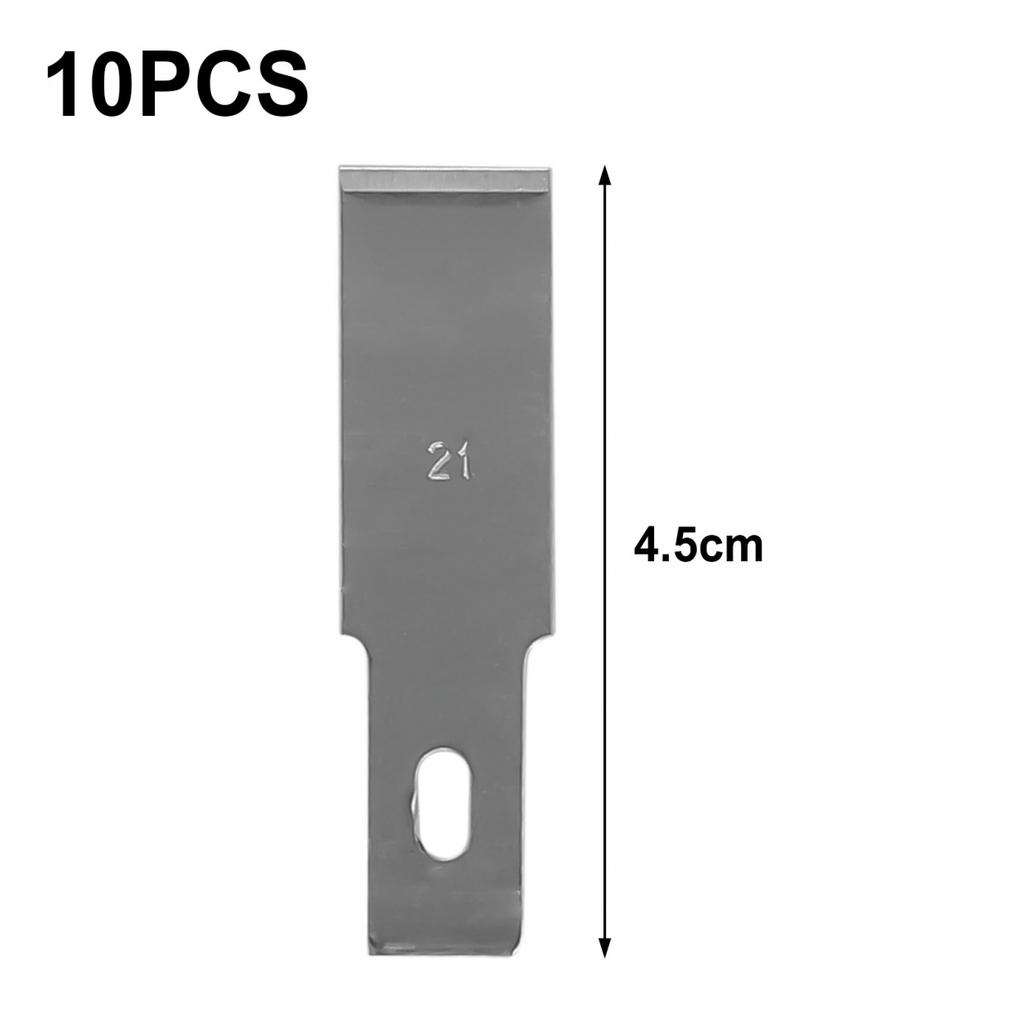 Lama per Intaglio Artigianale Utensili Manuali Fai da Te 10 Pz Acciaio Argentato